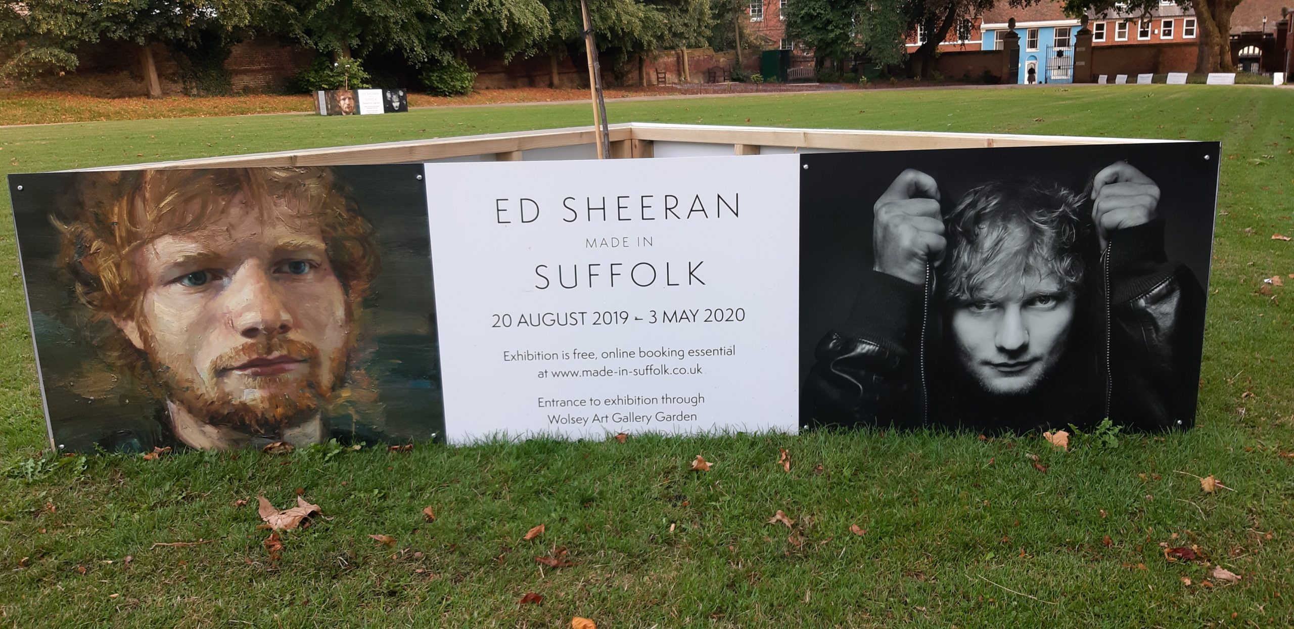 ed sheeran made in suffolk exhibition